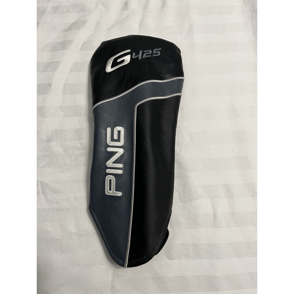 PING G425 Golf Club Driver Wood Head Cover OEM Black Grey White EUC